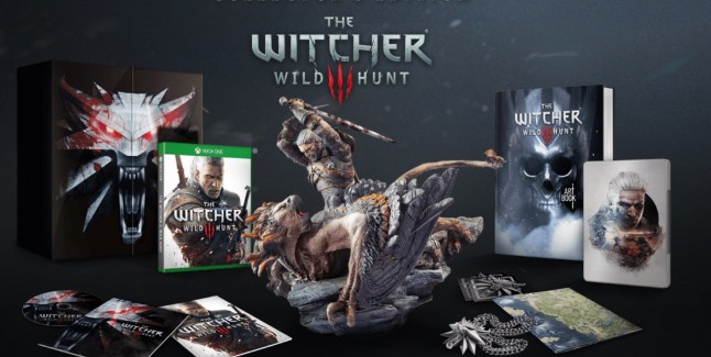 Witcher 3 Collector's Edition Contents of Boxset Xbox One