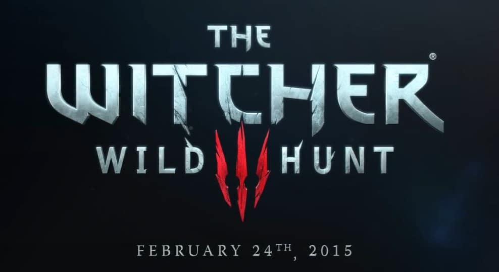 Witcher 3 Release Date Artwork Logo