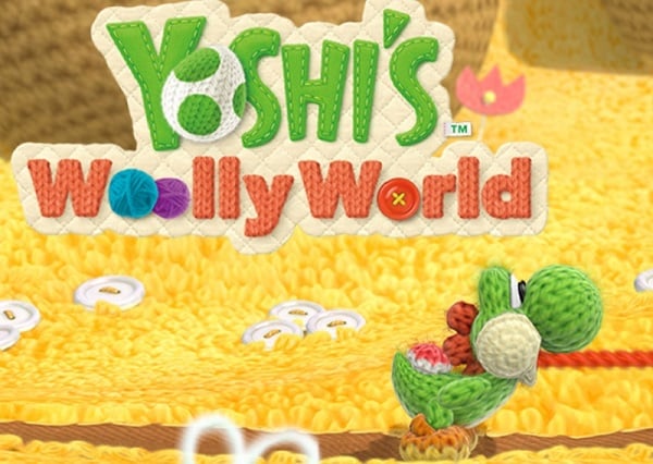 Yoshi's Woolly World Beanbag Yoshi Close Up Artwork Official (Wii U)