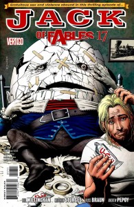 Humpty Dumpty on Jack of Fables cover 17