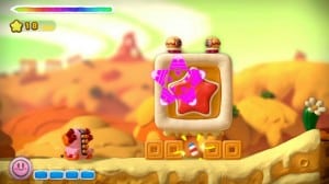 Kirby And the Rainbow Curse Tank Kirby Powerup Screenshot Wii U