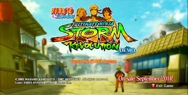 Naruto Storm Revolution Demo Walkthrough