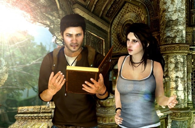 Nathan Drake Meets Lara Croft Uncharted For Real Artpiece The Uncharted Tomb By Arumihsin Deviantart