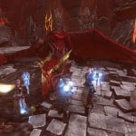 Neverwinter Online Gameplay Screenshot Downed Red Dragon