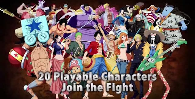 One Piece: Unlimited World Red Unlockable Characters