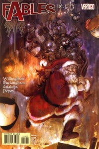 Santa Claus on Fables cover 56