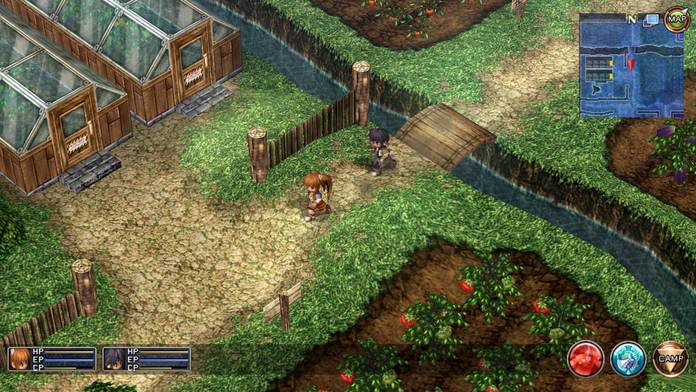 Trails in the Sky Steam Gameplay Screenshot Town Exploring