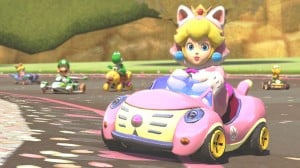 Cat Princess Peach Mario Kart 8 Gameplay Screenshot DLC Pack 1