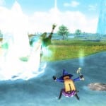 Final Fantasy Explorers Black Mage Blizzard Spell Gameplay Screenshot 3DS