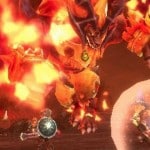 Final Fantasy Explorers Ifrit Fight Gameplay Screenshot 3DS