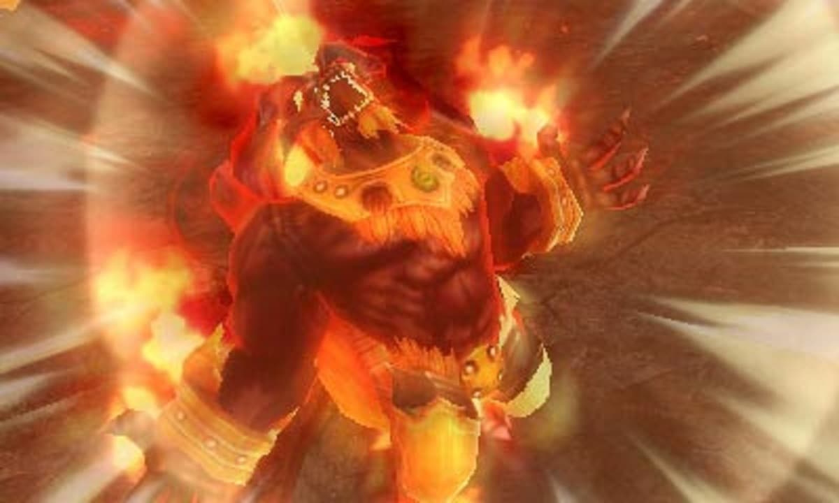 Final Fantasy Explorers Ifrit Summoned Gameplay Screenshot 3DS