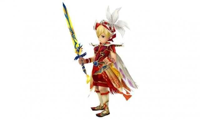 Final Fantasy Explorers Onion Knight Bonus Weapon And Armor Set Artwork 3DS