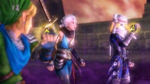 Hyrule Warriors Impa With Shiek and Link Screenshot Wii U