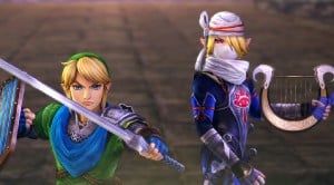 Hyrule Warriors Link Sheik Playable Characters Screenshot Wii U