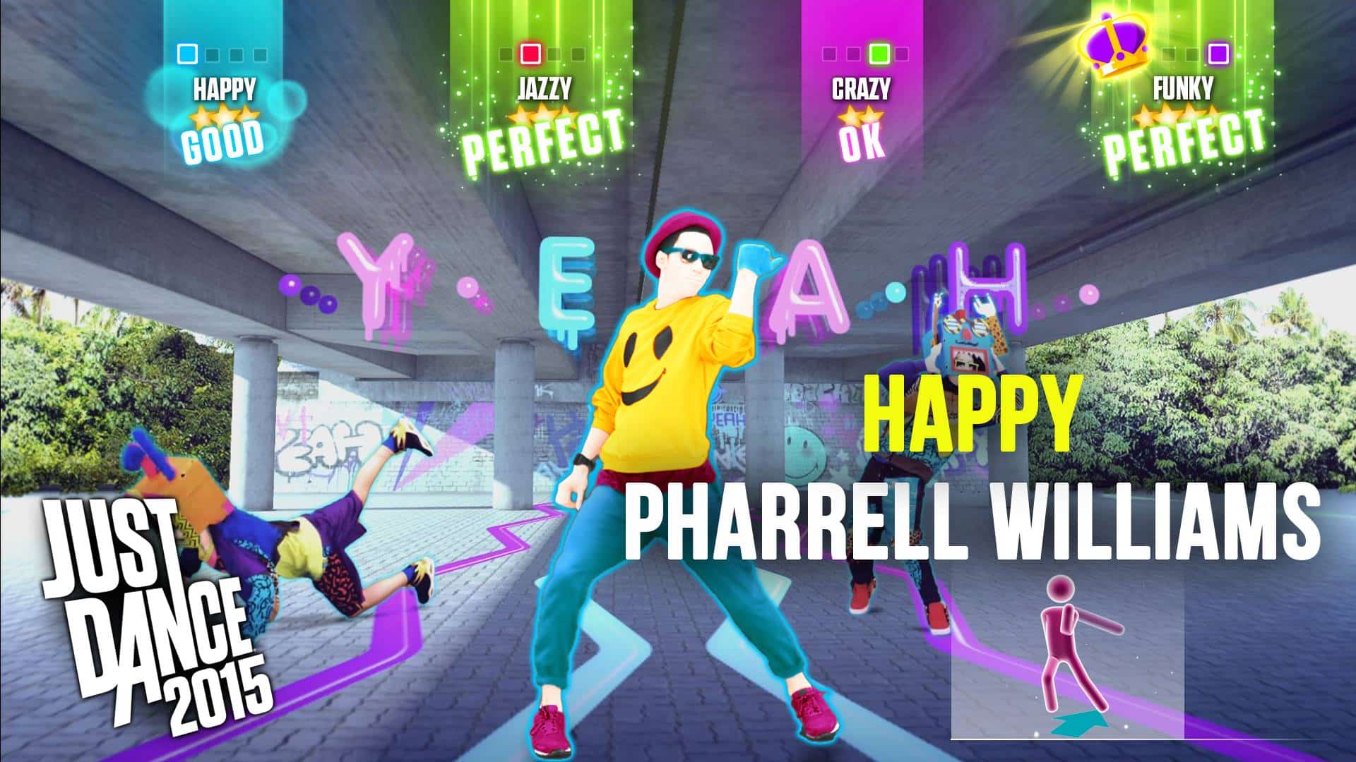 Just Dance 2015 Happy Pharrel Williams Song Gameplay Screenshot