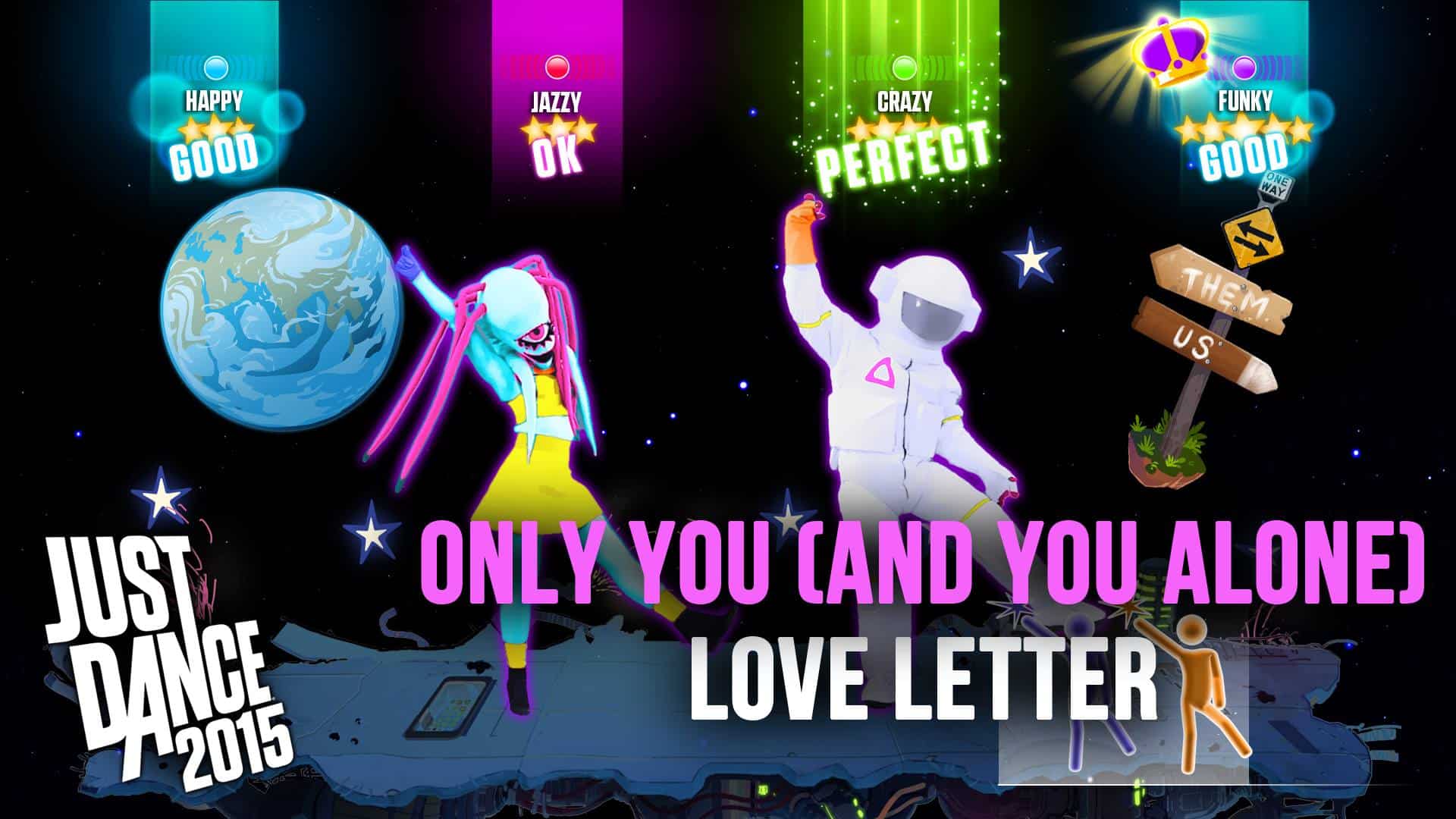 Just Dance 2015 Love Letter Only You And You Alone Song Gameplay Screenshot