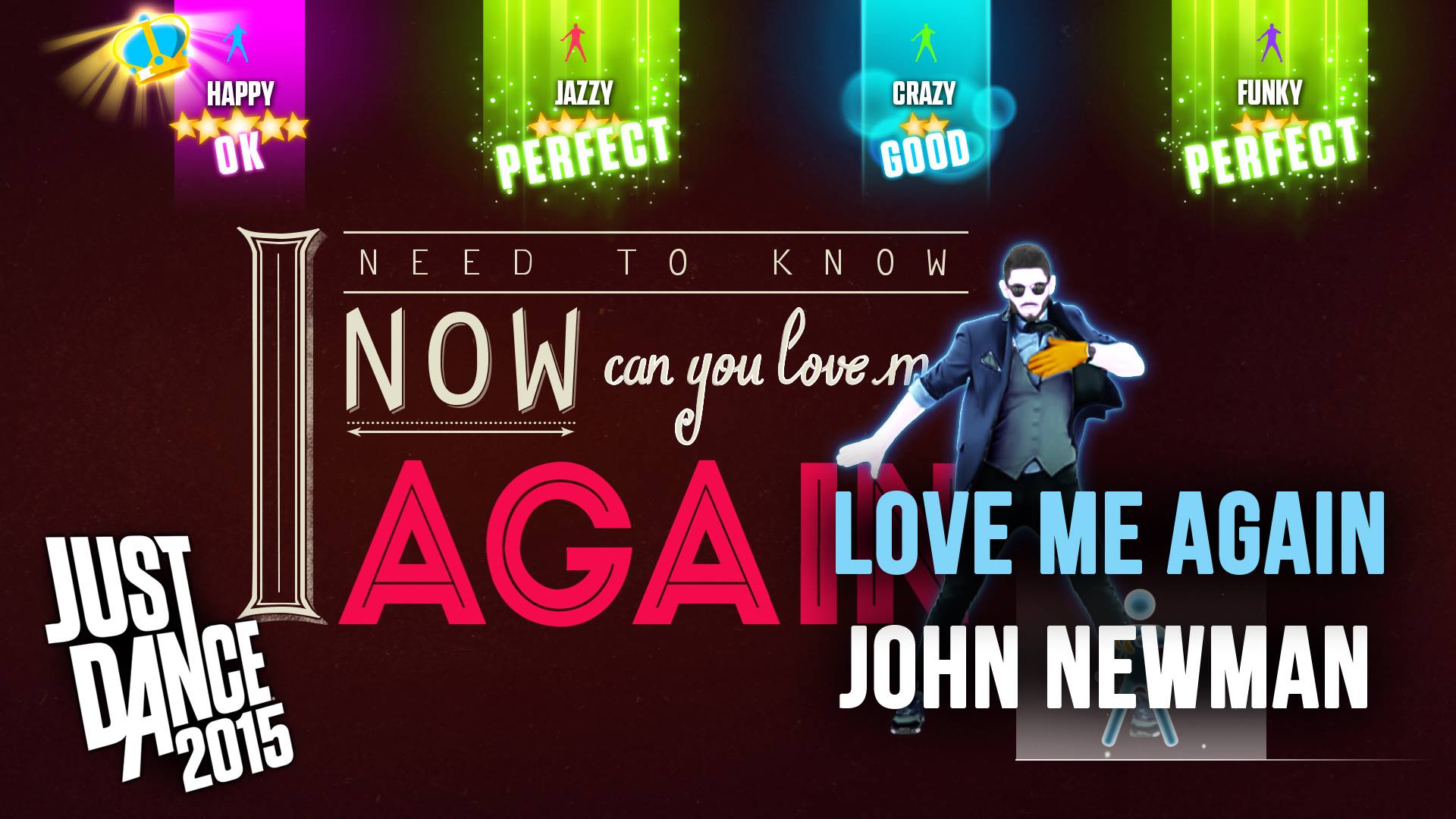 Just Dance 2015 Love Me Again John Newman Song Gameplay Screenshot