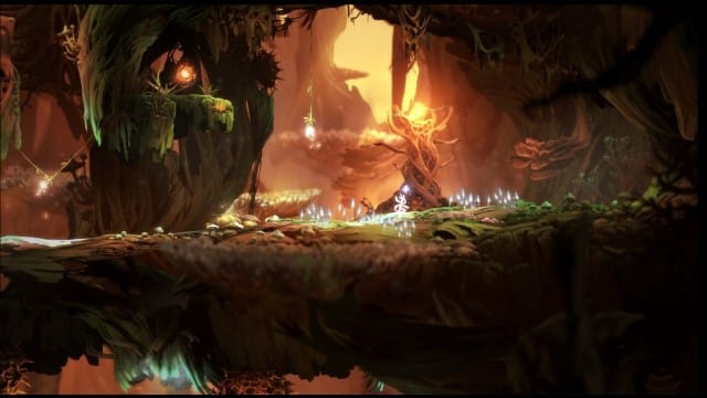 Ori and the Blind Forest Ginso Tree Level Gameplay Screenshot Gamescom 2014 Xbox One