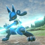 Pokemon Tournament Fighting Game Lucario Beam Sword Move Gameplay Screenshot