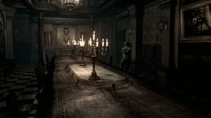 Resident Evil Remake HD Remaster A Dining Room Gameplay Screenshot PS4 Xbox One, PS3, 360 PC