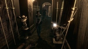 Resident Evil Remake HD Remaster Arrow Gameplay Screenshot PS4 Xbox One PS3 360 PC