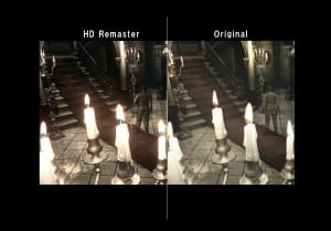 Resident Evil Remake HD Remaster Mansion Candles Graphics Comparison PS4 Xbox One PS3 360 PC