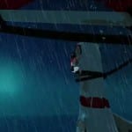 Rime Gameplay Screenshot PS4 Boat Riding In Rain Storm