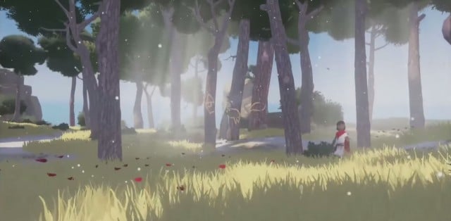 Rime Gameplay Screenshot PS4 Tree Symbols In Forest