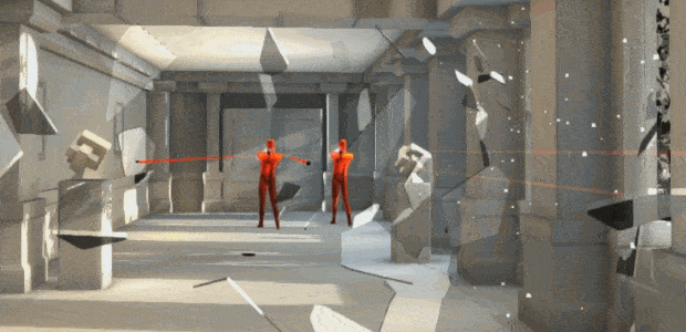 Superhot Gameplay Shatter Animated GIF