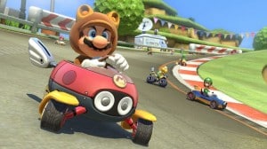 Tanooki Mario Kart 8 Gameplay Screenshot DLC Pack 1