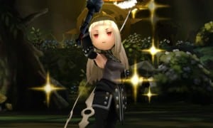 Bravely Second Cute Black Witch Gameplay Screenshot