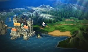 Bravely Second Overworld Gameplay Screenshot 3DS