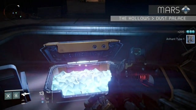Destiny Gold Chest Location 18 on Mars, Dust Palace