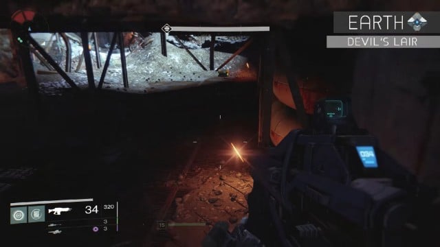 Destiny Gold Chest Location 5 on Earth, Devil's Lair