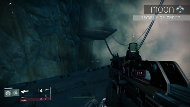 Destiny Gold Chest Location 9 on the Moon, Temple of Crota