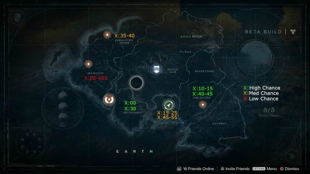 Destiny Public Events Map