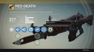 Destiny Red Death Exotic pulse rifle