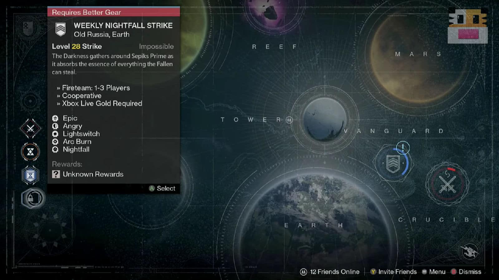 Destiny Strange Coin Location: Weekly Nightfall Strike Mission - 1600 x 900 jpeg 209kB