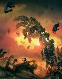 Hellblade PS4 Human Corpse Giant Boss Concept Artwork