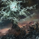 Hellblade PS4 Sea Queen Boss Smoke Tree Concept Artwork