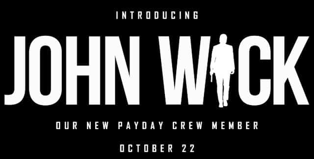 John Wick Movie Payday 2 Game DLC logo