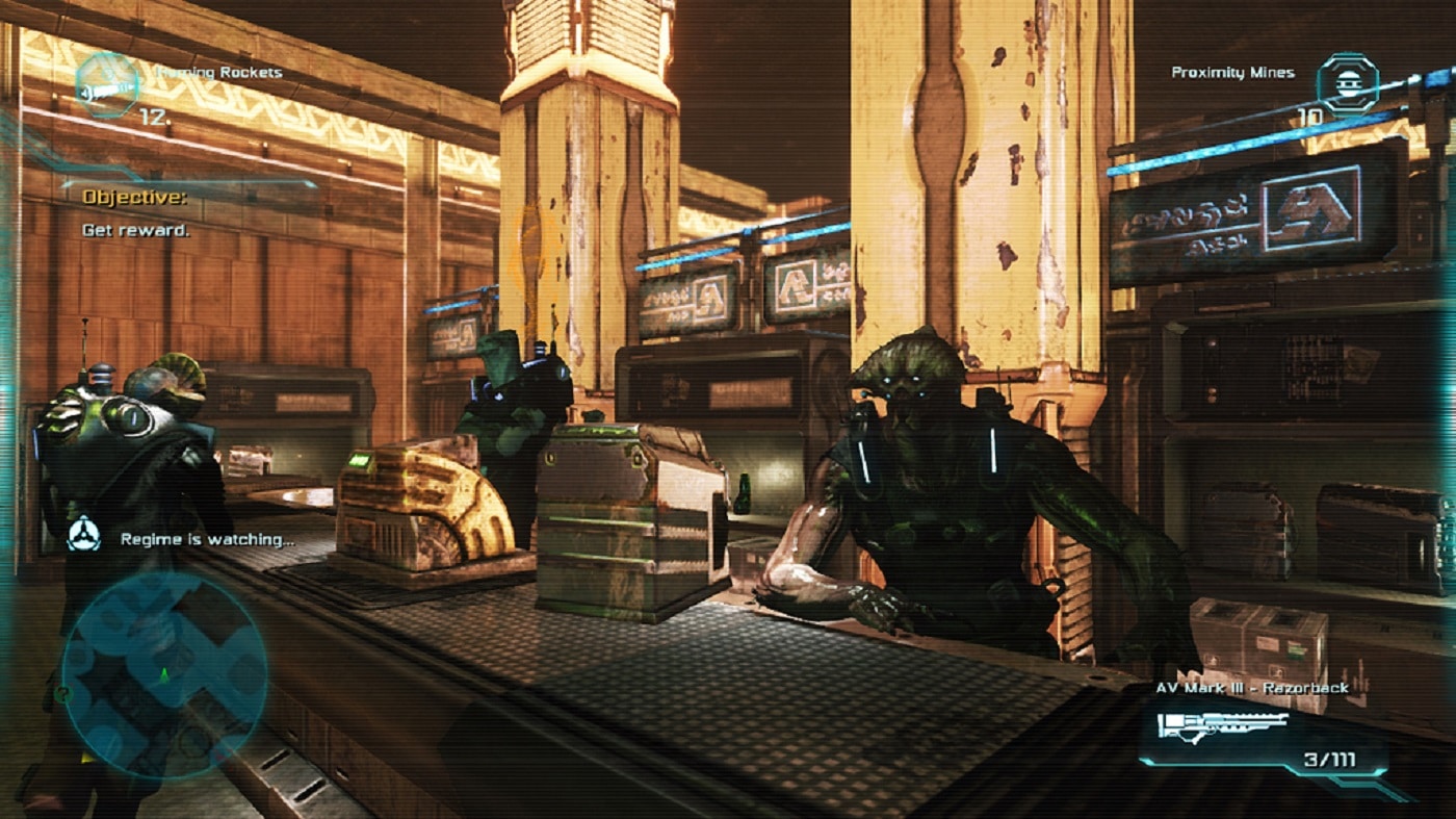 Prey 2 Alien Merchants Gameplay Screenshot