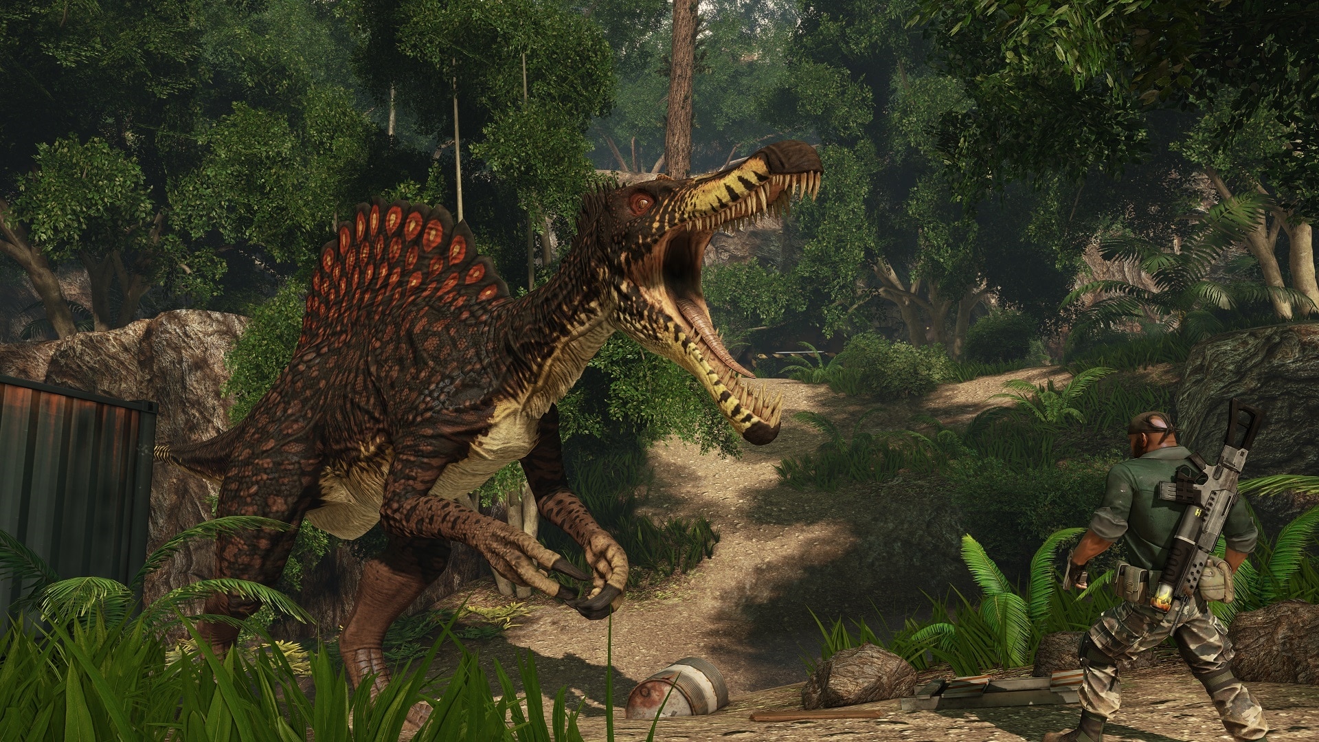 Primal Carnage 2: Extinction Gameplay Screenshot Roaring Dino PS4 PC