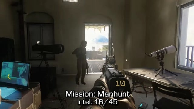 Call of Duty: Advanced Warfare Intel Location 16 in Mission 6: Manhunt