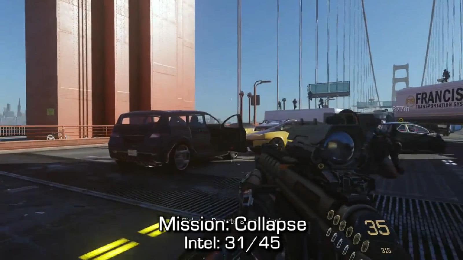 Call Of Duty Advanced Warfare Intel Location 31 In Mission 11 Collapse