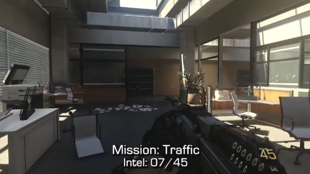 Call of Duty: Advanced Warfare Intel Location 7 in Mission 3: Traffic