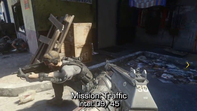 Call of Duty: Advanced Warfare Intel Location 9 in Mission 3: Traffic