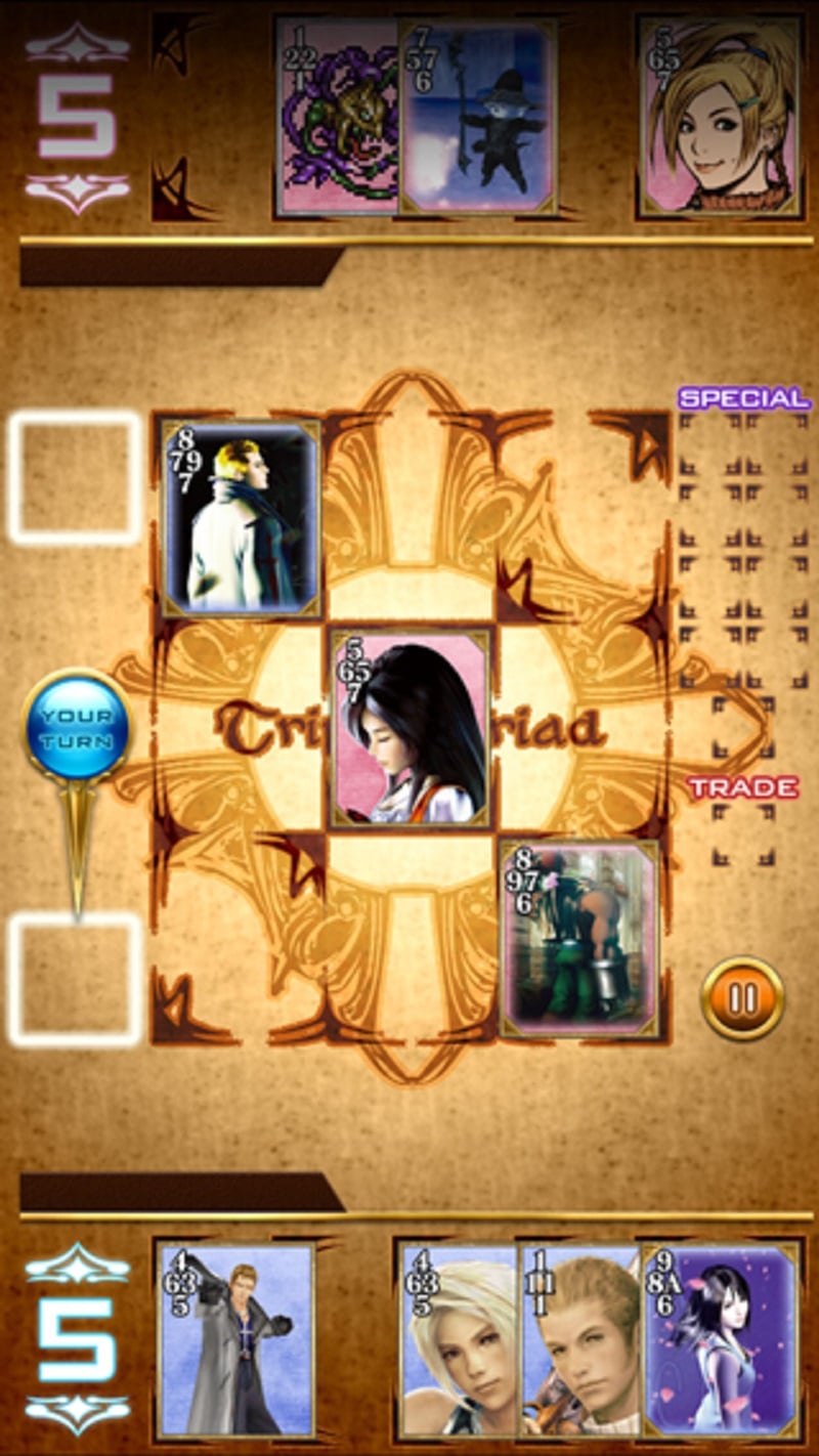 Triple Triad FFVIII Card Game Included in Final Fantasy Portable App ...