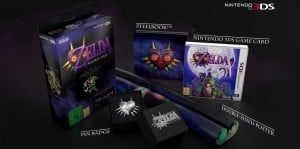 Majora's Mask 3DS Collector's Edition UK Contents Steelbook Case Pin Badge Jewel Box Poster Set