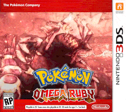 Pokemon Omega Ruby animated 3D boxart